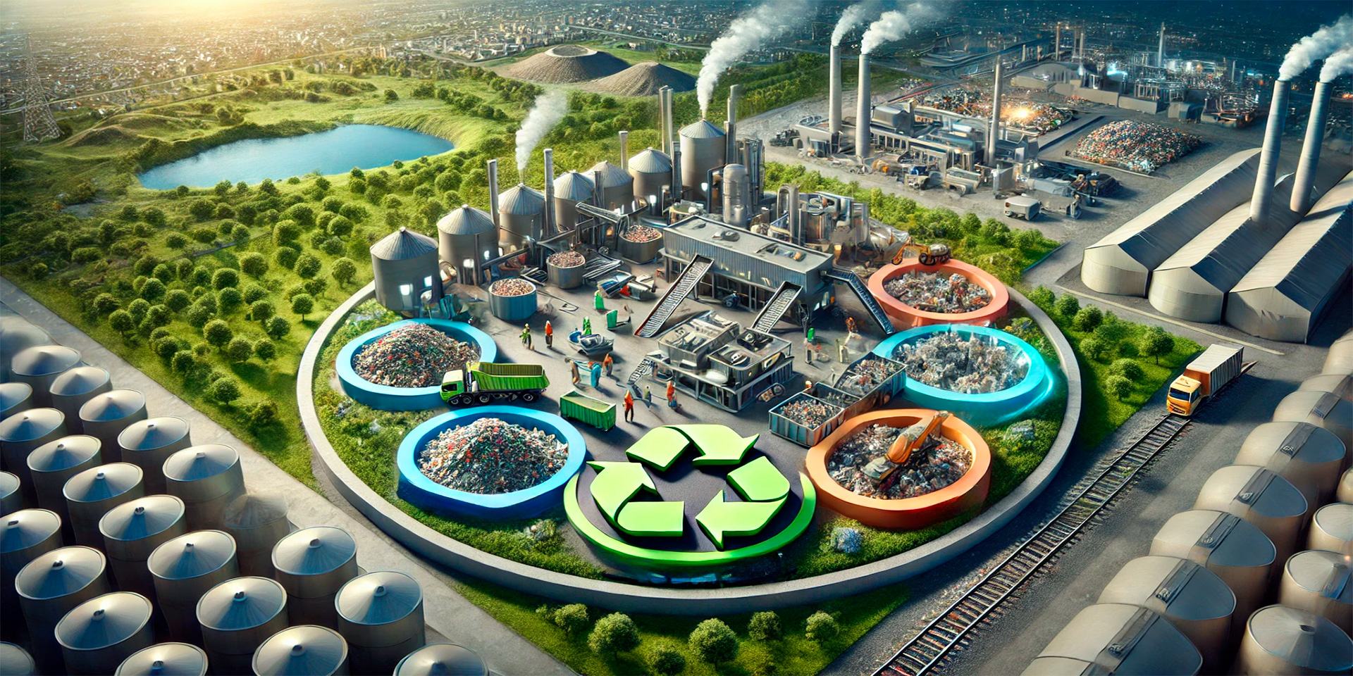 Recycling plant development